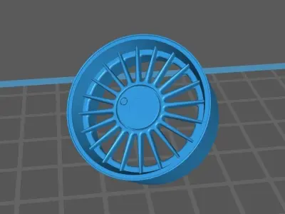 Alpina Wheels with Tires 3D print model