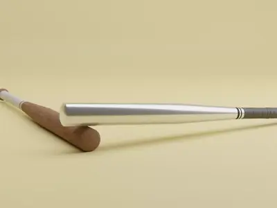 Baseball bats Free 3D model