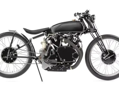 Jeff Decker 1952 Vincent Black Lightning Free 3D model