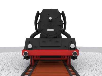 Train Engine Free 3D model