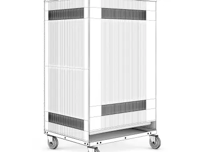 Audio Rack 2 3D model