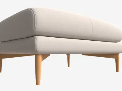 Footstool Ercol Aosta 3D model