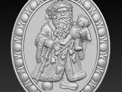 Merry Christmas 3D Model 3D print model