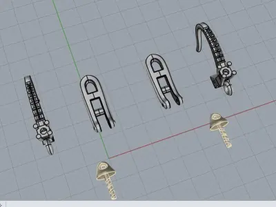 Mikimoto Earrings  3D print model