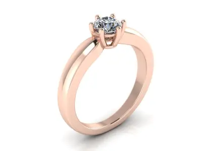 Jewelry Diamond Ring 3D Print Model  3D print model order