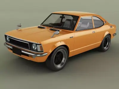 Toyota Corolla Coupe TE27 3D model