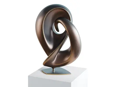 Abstract sculpture by Trevor Askin 3D model
