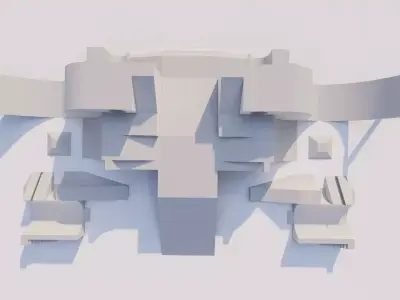 Skatepark-Skate Park PACK 3D model purchase