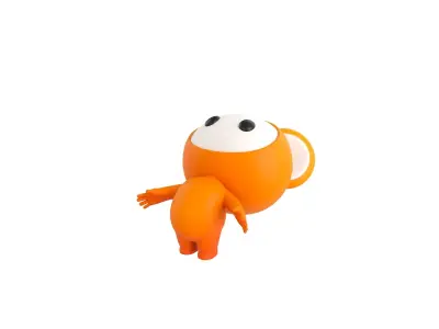 Character256 Rigged Mascot 3D model