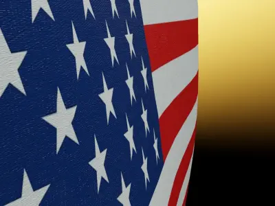 United States Flag  Free 3D model