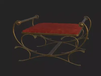 Luxury Stools Model 3D model