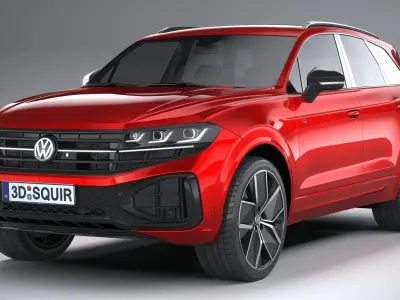Volkswagen Touareg R-Line 2024 3D model