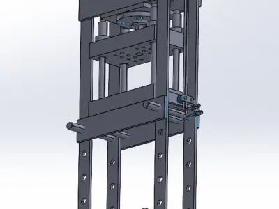 hydraulic punching device for molding 3D model