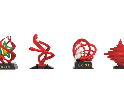 Abstract sculpture 3D model order