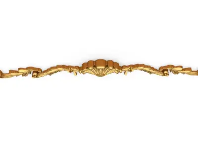 Classic carved decor ornament 388  3D model
