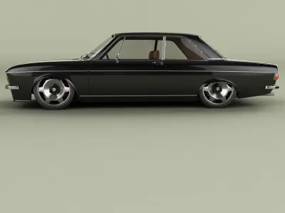 Audi 100 C1 1973 3D model