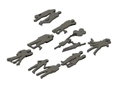 8 Different Love Couple Designs 3D print model