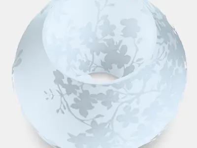 KNUBBIG Table lamp Low-poly 3D model