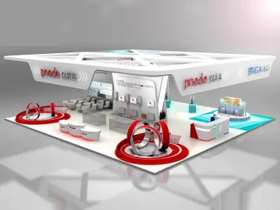 Exhibition - Area - 12X15-3DMAX2012-04 3D model