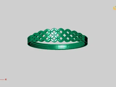 Women Ring Fancy Ring Plain light weight STL 3DM Printable 3D print model get