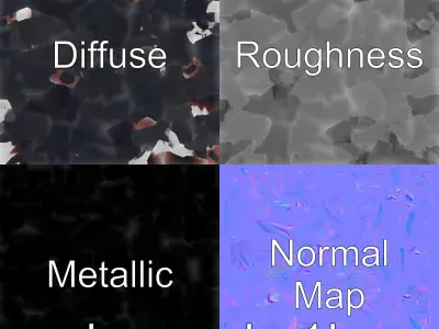 Black Welsh Pony 3D Model with Miniature Elegance Low-poly 3D model