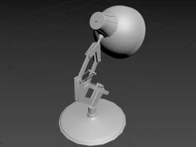 pixar lamp 3D model Low-poly 3D model