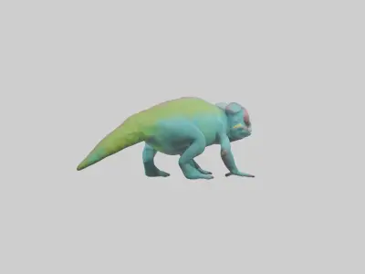 Chameleon blending in model 3D model