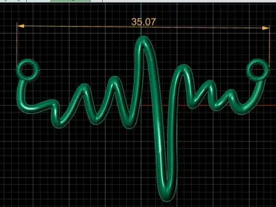 pendant 3D print model