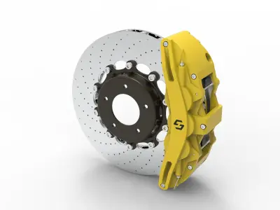 Disc brake 3D model