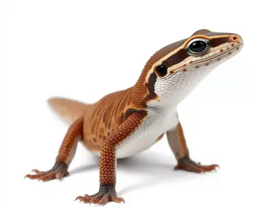 Striped Gecko model pack Low-poly 3D model