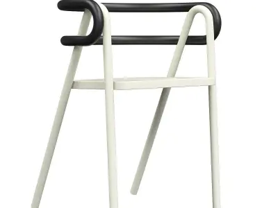 Chair Compositions 3d model Low-poly 3D model