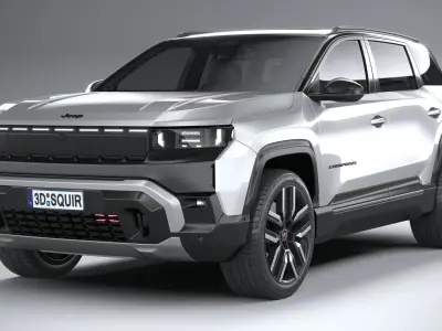 Jeep Compass Overland 2026 3D model