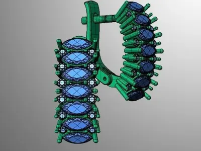 Earrings 24 3D print model