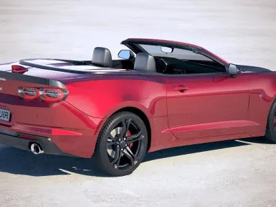 Chevrolet Camaro Convertible SS 1LE CG 2019 3D model