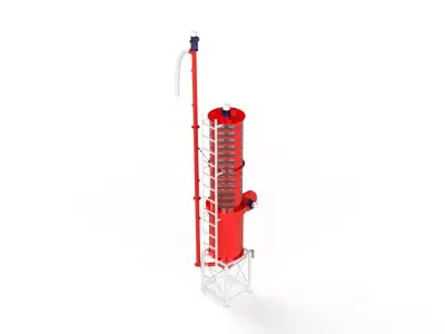 WG 4008 - Pneumatic grain dryer 3D model