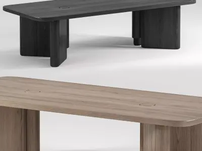 Tami Dining Table By Monologuelondon 3D model