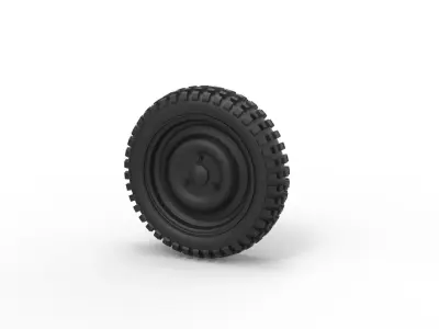  Offroad wheel 24 3D print model