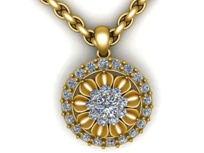 LUXURY GOLDEN LOCKET SET 3D PRINTABLE MODEL  3D print model
