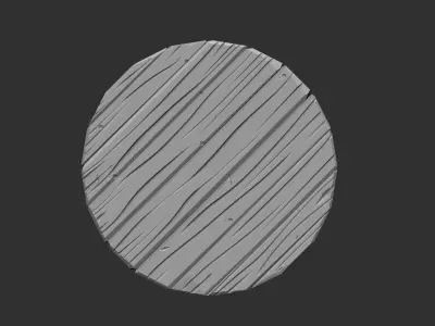 Stylized Wooden Objects IMM Brush Pack 11 in One 3D model