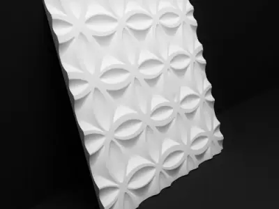 3d panel circles 3D print model