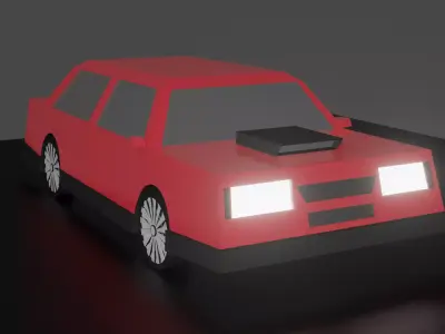 Car Low Poly 3D model purchase