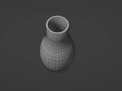 OLD RUSTY VASE IN BLENDER Free low-poly 3D model