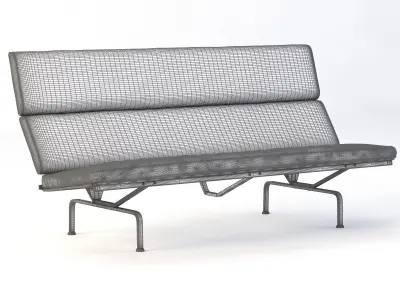 Eames Sofa Compact 3D model