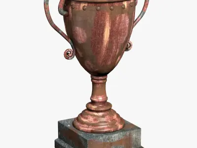 Rusty Trophy  3D model