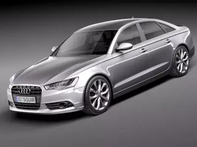 Audi A6 sedan 2012 3D model