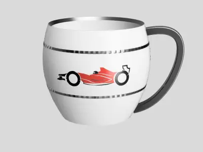 F1 car  3D print model