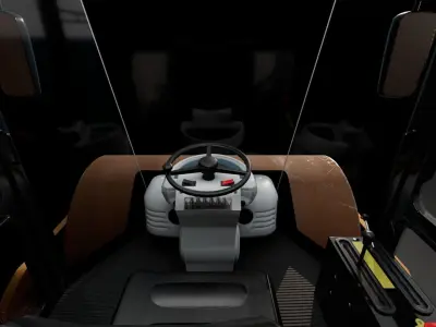 SEM 510 Soil Compactor Low-poly 3D model