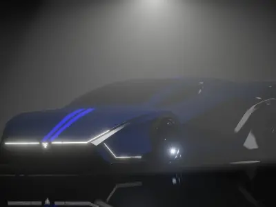 sport car model 3D model