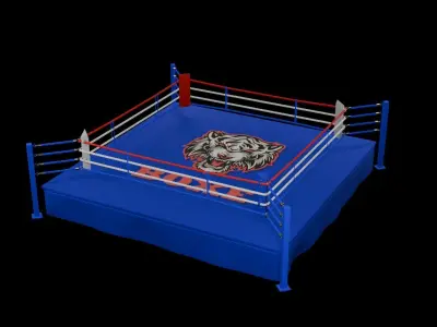 Boxing ring 3D model