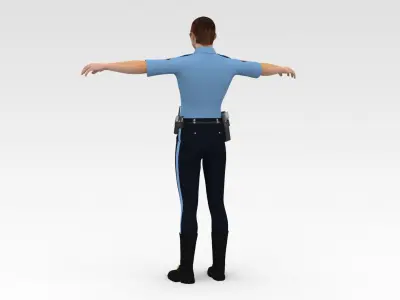 Police Cop  3D model